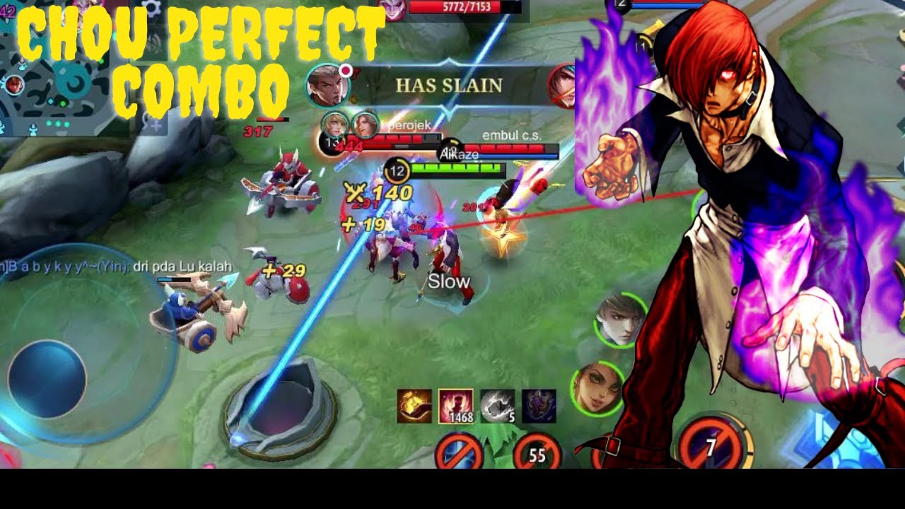 SOLO RANK CHOU TANK ROLE SEASON 24 USING KOF SKIN