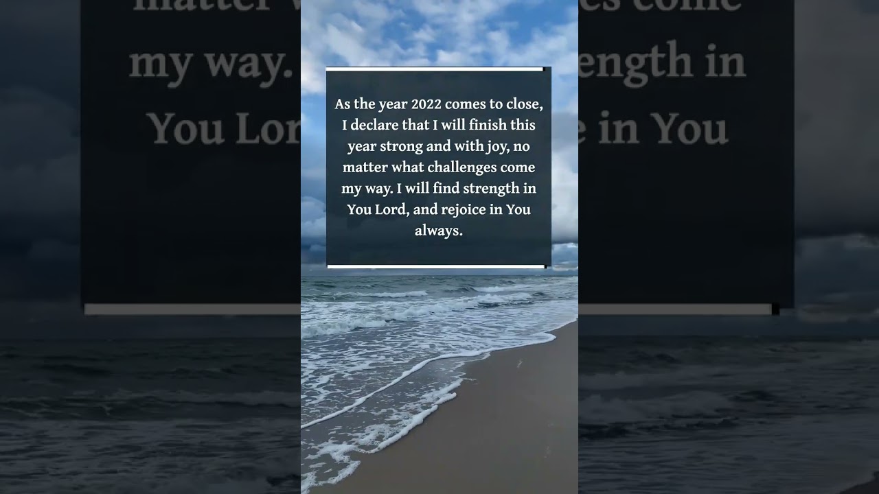 End Of Year Prayer Bible Verse Of The Day Daily Prophecy shorts