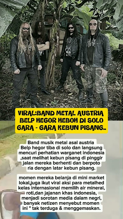 band asal austria membuat heboh kota solo#shortsviral#news #BELPHEGOR#beritaterkini