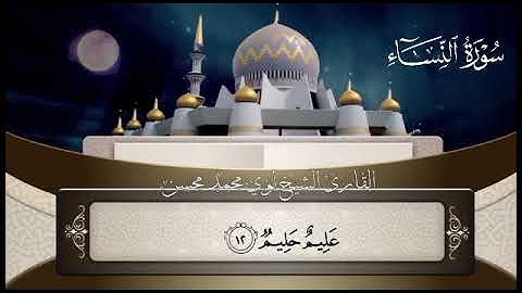 ماتيسر من سورة النساء القارئ الشيخ لؤي محمد محسن