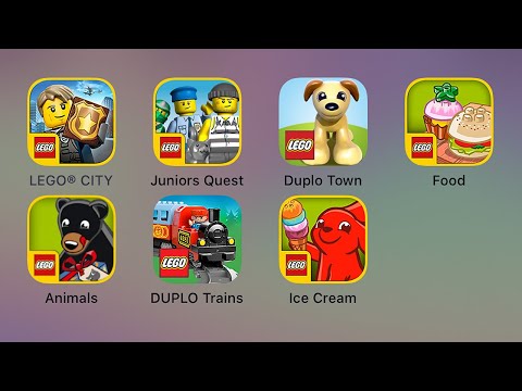 LEGO City,LEGO Juniors Quest,LEGO Duplo Town,LEGO Duplo Food,LEGO Duplo Animals,LEGO Duplo Trains