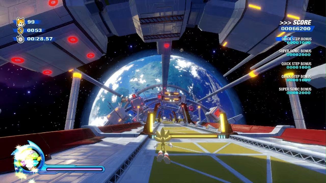 Sonic Colors: Ultimate - Terminal Velocity Act 1 with Super Sonic - YouTube