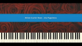 Million Scarlet Roses - Alla Pugacheva (Piano Tutorial) chords