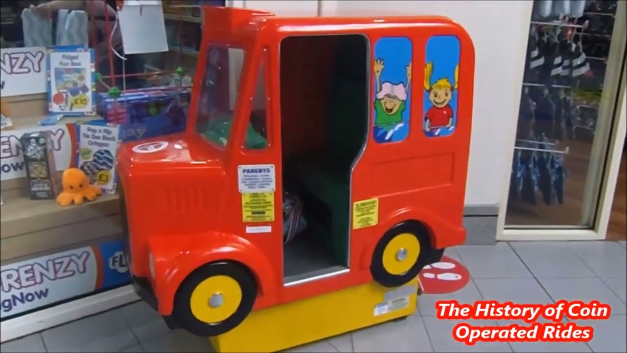 2000s RG Mitchell Coin Operated Bus Kiddie Ride - Storyteller Bus