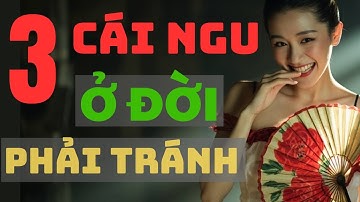 3 Cái Ngu Ở Đời Nên Tránh Càng Xa Càng Tốt | Câu Chuyện Triết Lý