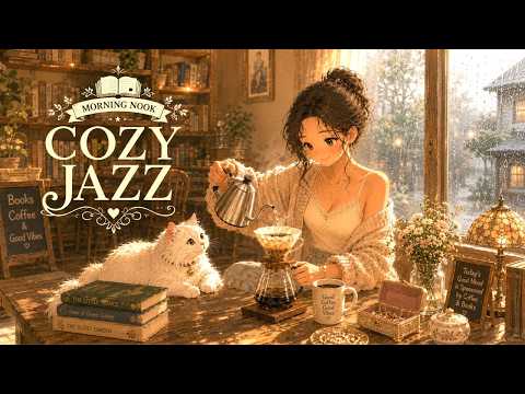 Soft Jazz Playlist | ☕ Cozy Book Cafe Music for Reading & Rainy Days