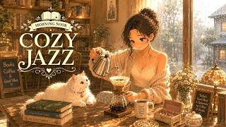 Soft Jazz Playlist | ☕ Cozy Book Cafe Music for Reading & Rainy Days screenshot 3