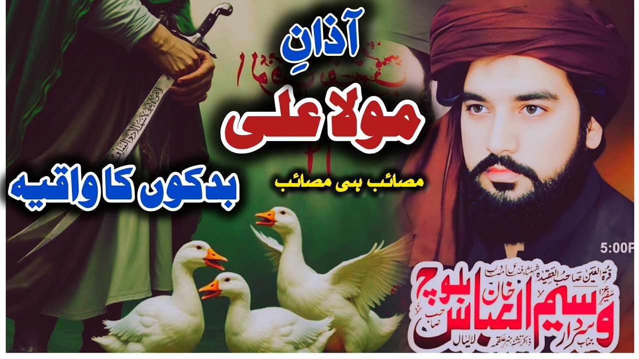 Badkon ka Waqia Shahadat Mola Ali as|| Zakir Waseem Abbas Baloch 2025|| @Paighamehaq313