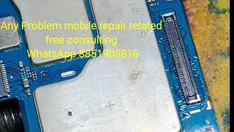 All mobile connector replacement without special SMD Rework Station