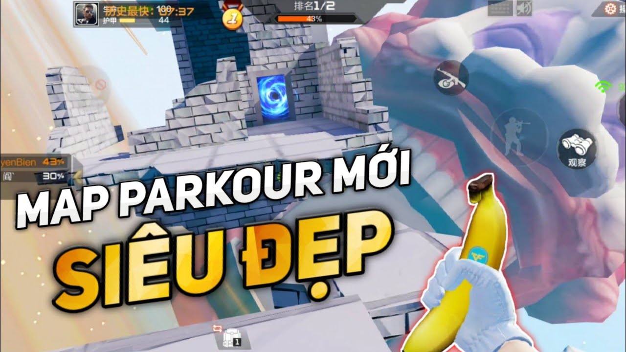 CF Mobile : Map Parkour Mới 
