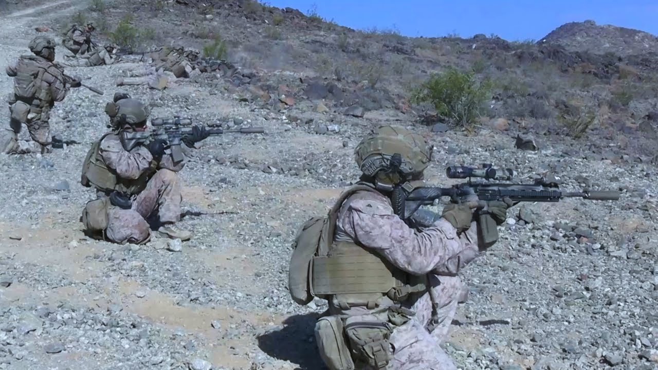 US Marines Hold Shooting Practice at SLTE 5-24