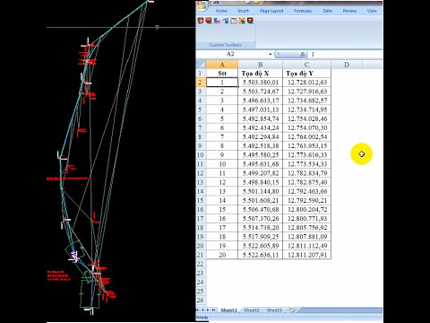 Video ♥️ Lấy tọa độ điểm trên autocad xuất sang excel - Lấy... - youtube