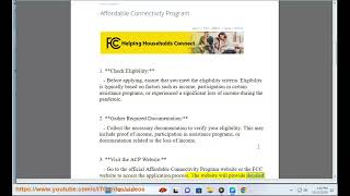 Affordable Connectivity Program on Cricket Wireless (Cricket ACP)