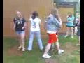 using my phone at recess to video tape my friends doing the macarina terribly