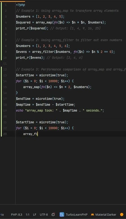 When to use array_map vs array_filter in PHP? array_map vs array_filter ...