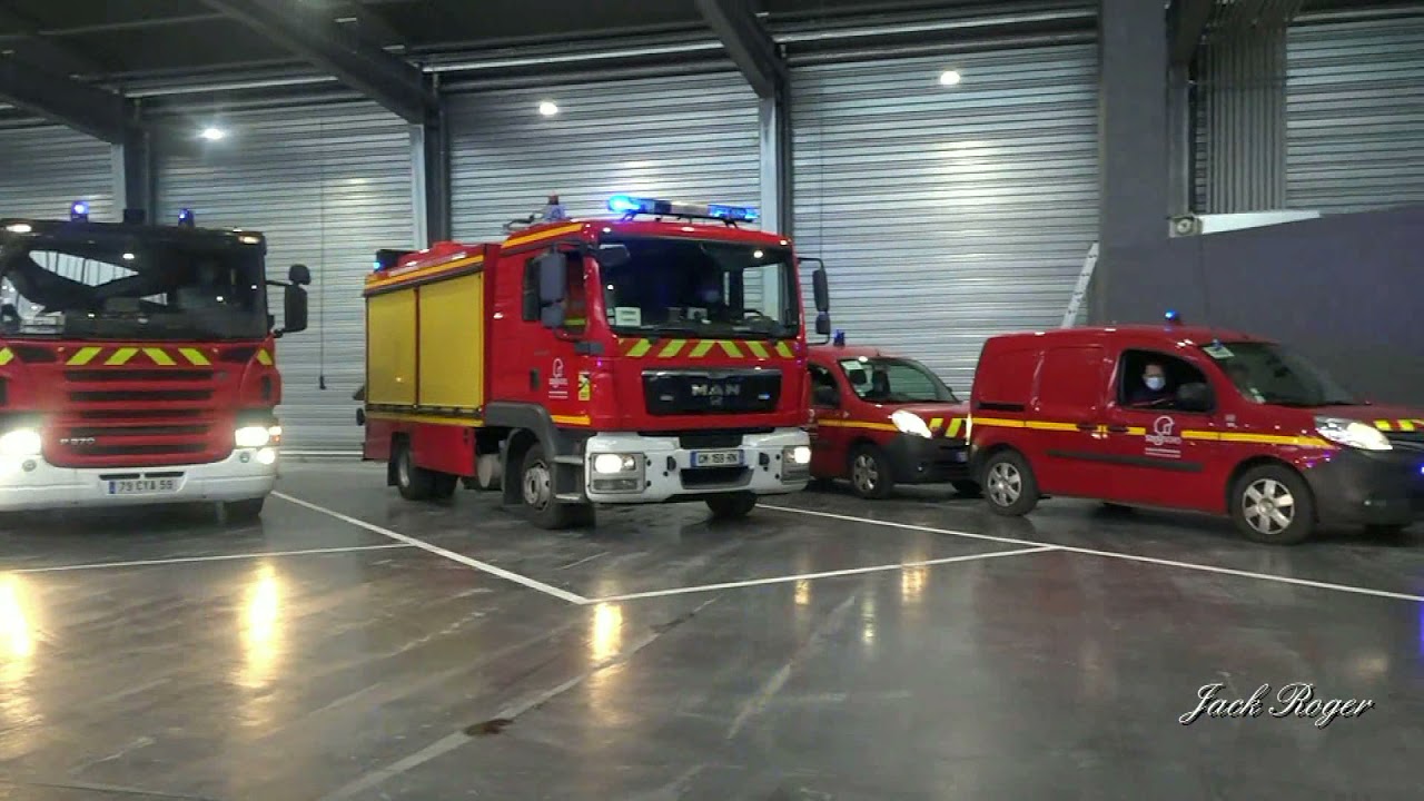 Cambrai Pompier déménagement dans leur nouvelle caserne Mardi 9 Mars 2021