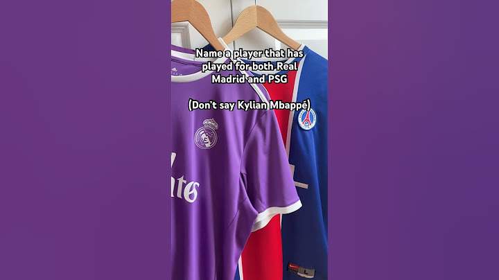 Can You Name A Player - Real Madrid vs PSG ⚽👀