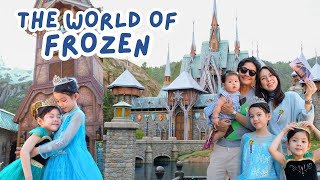 Exploring the WORLD OF Frozen Hong Kong Disneyland!