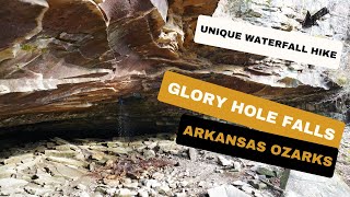 Hiking to Glory Hole Falls (Sinkhole Waterfall) in Arkansas