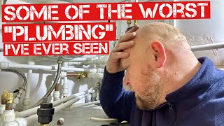 PLUMBING FAIL…. Is this the worst plumbing I’ve ever seen??