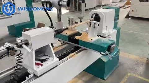 WS-L1530-4S CNC Wood Lathe with Spindle For Broaching Twisting Line