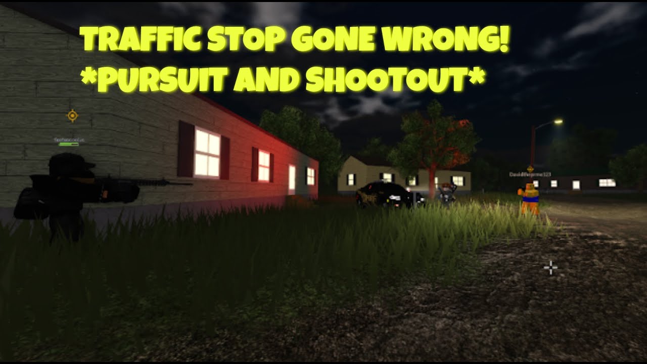 TRAFFIC STOP GONE WRONG *PURSUIT AND CRASH* IN ERLC(Roblox) - YouTube