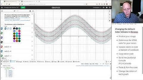 Desmos Tutorial: Changing the default color scheme