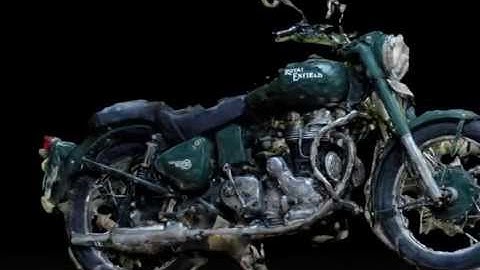3D scanned motorcycle:2