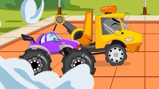 Wheel On The Bus - Nursery Rhymes & Kids Songs | Bingo Song Baby songs Learn vehicle names