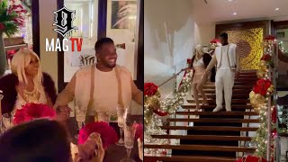 Diddy Hosts Mom Janice 80th B-Day Dinner! 🍽