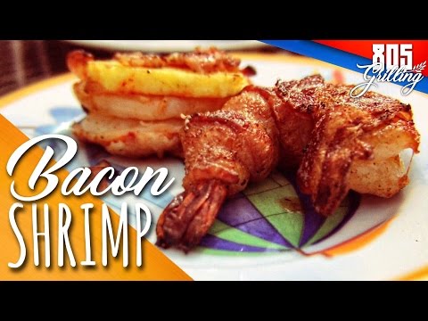 BACON WRAPPED SMOKED SHRIMP