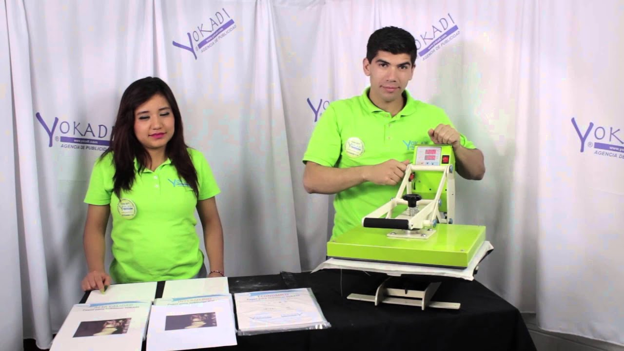 Tipos de papel para sublimar Yokadi - YouTube