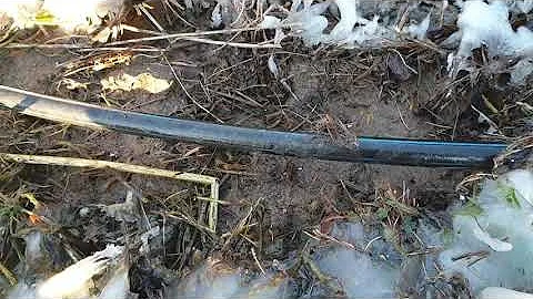 Стоки из септика в открытый грунт зимой, что произойдет?