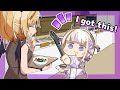 Choco went to the buffet with Hajime.【Animated Hololive/Eng sub】【Choco/Hajime】
