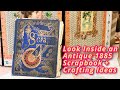 LOOK INSIDE AN ANTIQUE 1885 SCRAPBOOK + CRAFTING IDEAS WITH VICTORIAN SCRAPS