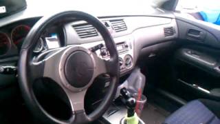 450hp Mitsubishi EVO 8 with headers roll cage