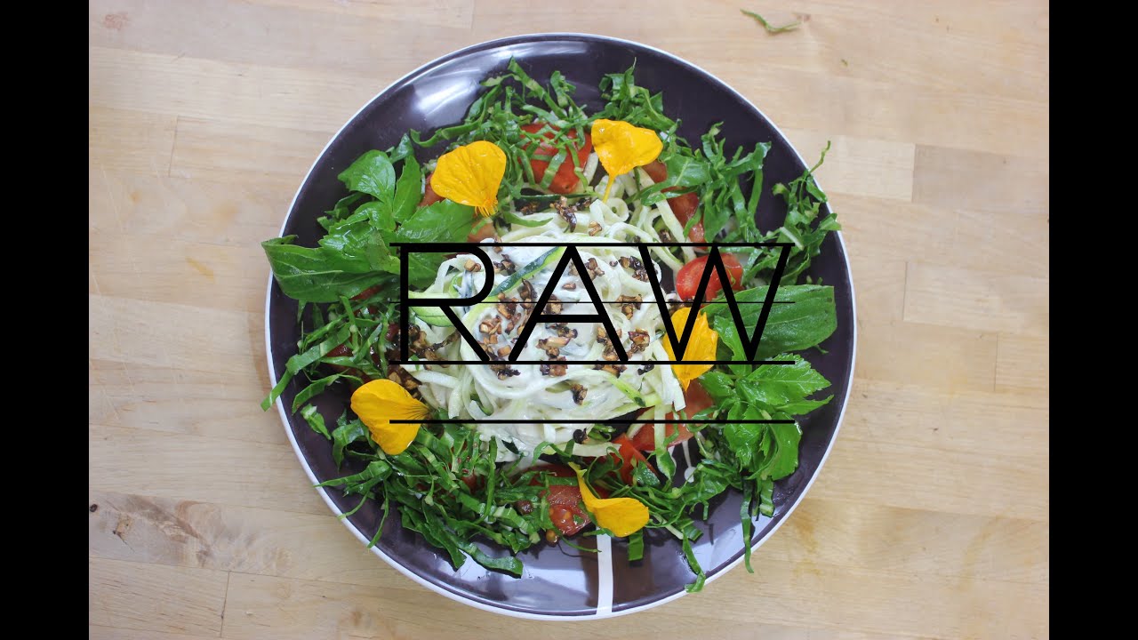 Roh-Vegane-Spaghetti Carbonara :)