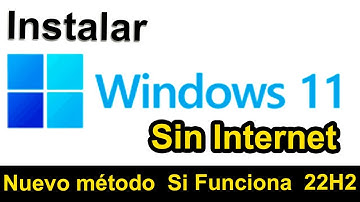 Cómo Instalar Windows 11 SIN INTERNET ni CUENTA MICROSOFT #windows11