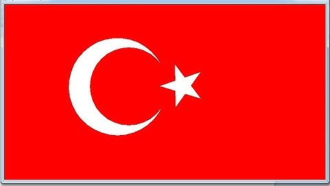 Python ile Türk Bayrağı çizimi