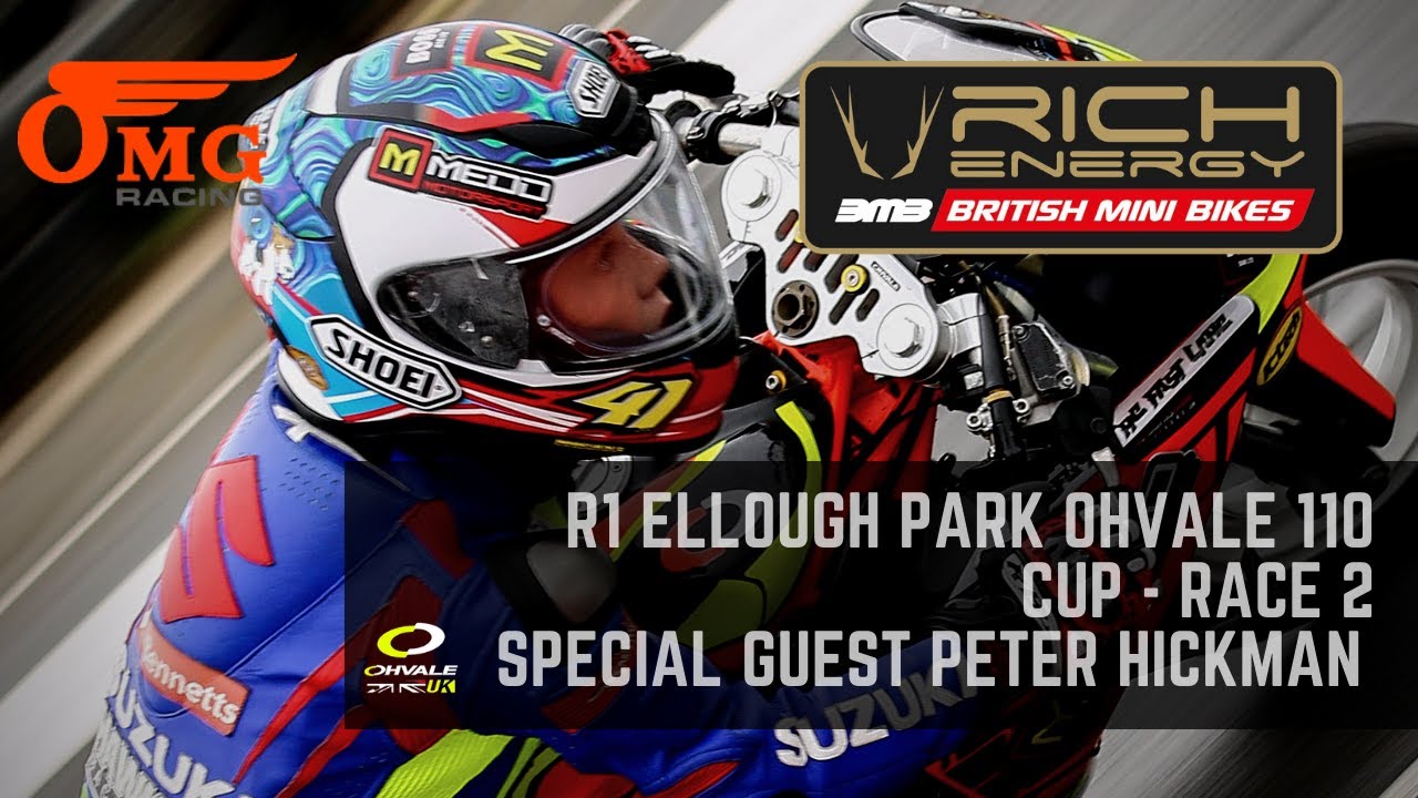 Rich Energy British Mini Bikes   Rnd 1 Ellough Park  OMG Racing Ohvale 110 Cup R2 with Peter Hickman