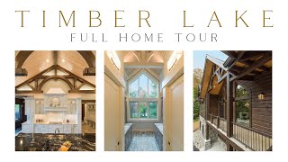 Most Luxurious Log Cabin - Full Home Tour!