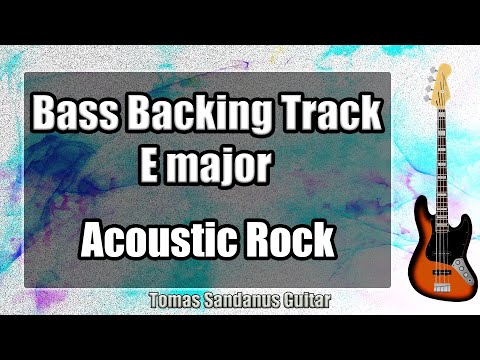 bass-backing-track-e-major---acoustic-clean-rock---no-bass