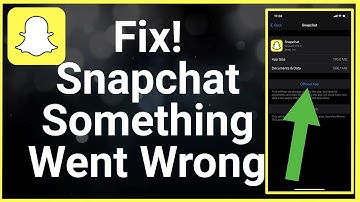 Snapchat Something Went Wrong Please Try Again Later