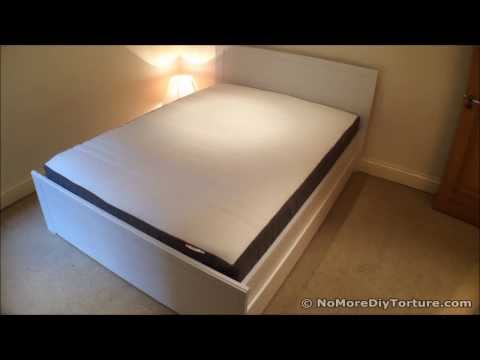 IKEA Bed Frame - Brusali with Storage Boxes Design - YouTube