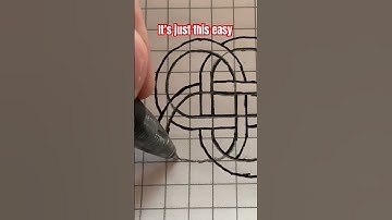 It’s just this easy to make Celtic knot designs #shorts #shortsvideo