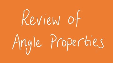 Review of Angle Properties | Unit 3 and 4 VCE Further Maths