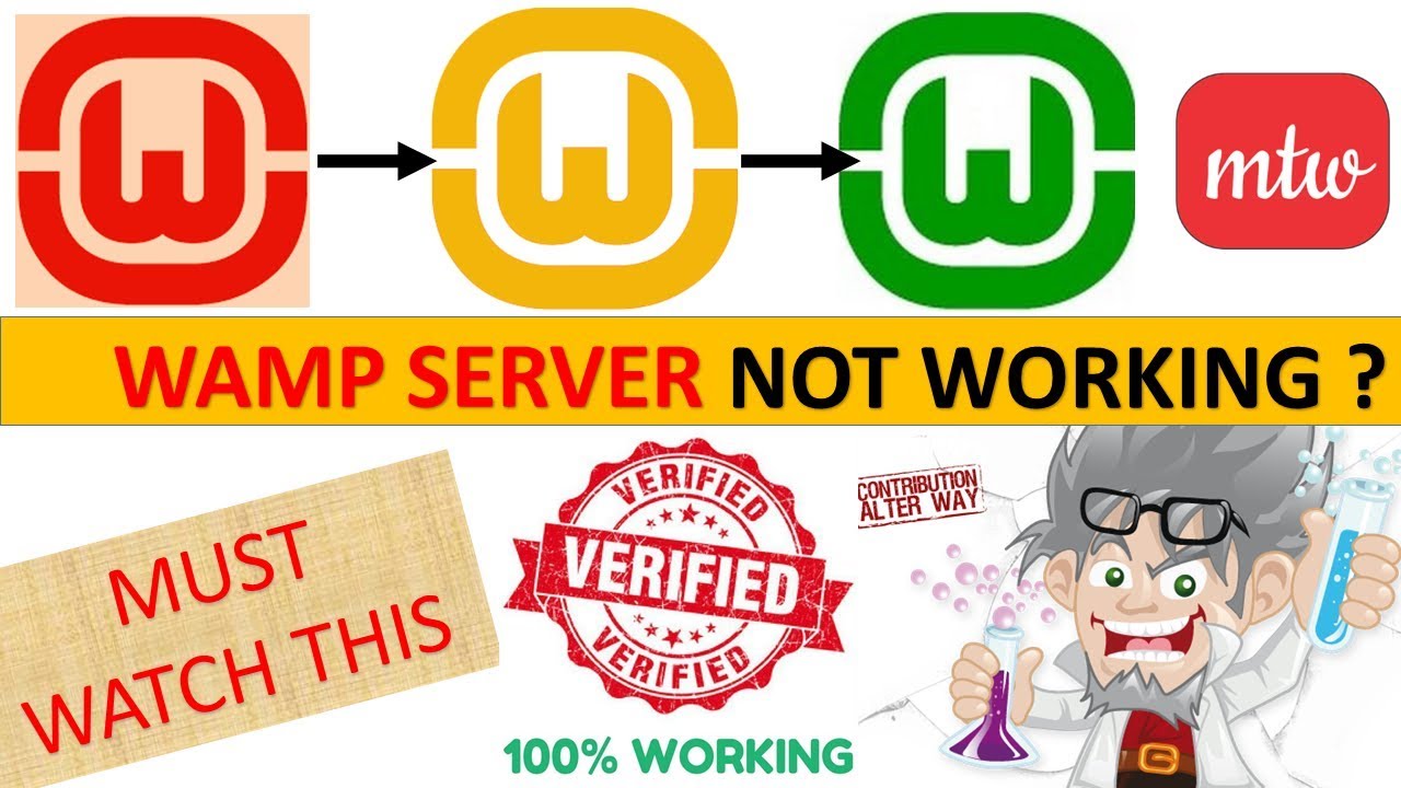 wamp server orange icon