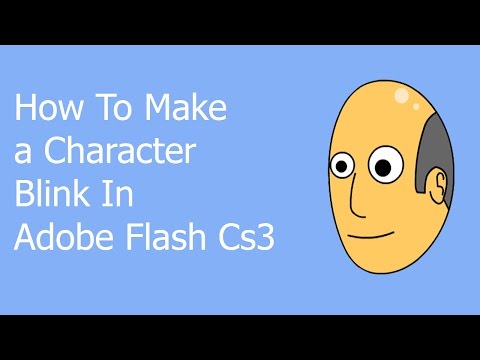 Adobe Flash Tutorial: How To Make a Character Blink [Animation]