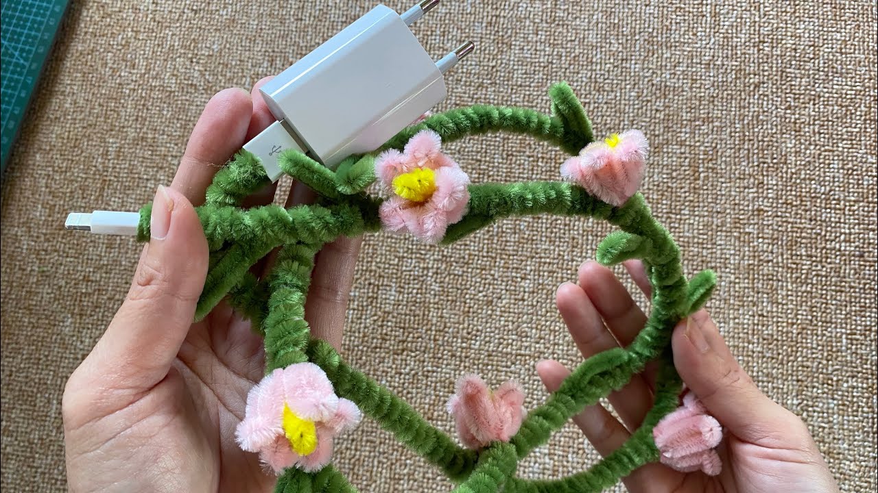 PELINDUNG KABEL CHARGER DARI KAWAT BULU | KREASI KAWAT BULU | IDE KREASI | DIY