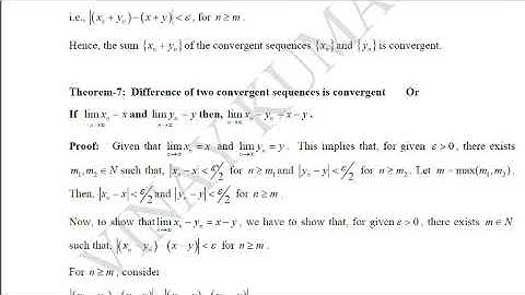 Algebra of convergent sequences
